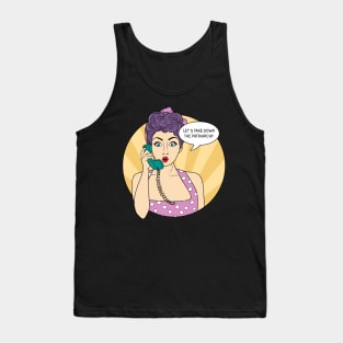 Smash the Patriarchy - Pop art Tank Top